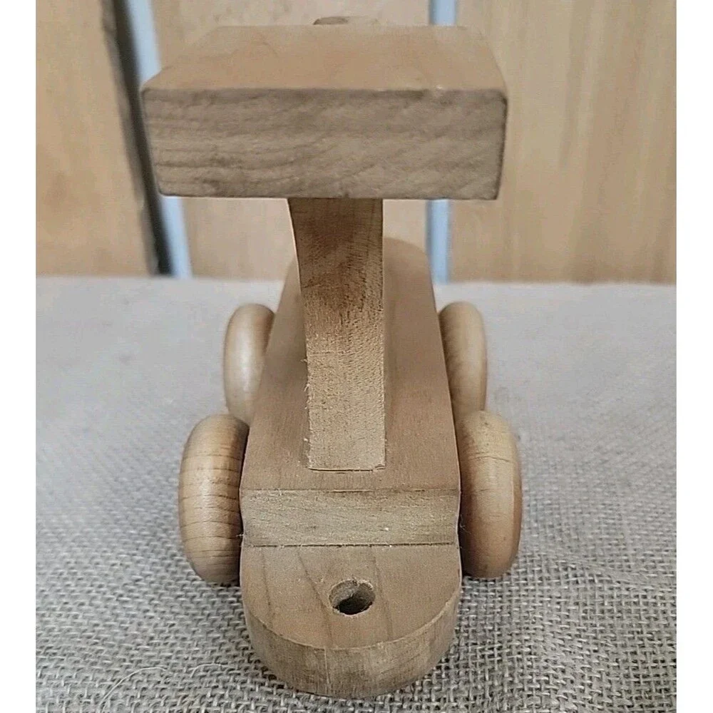 Hand Made Wooden Toy Train Engine